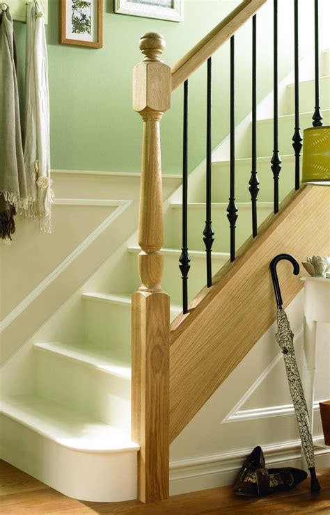 A staircase occupies the most prominent position in a house and perceived by many as the main focal point of a home. Richard Burbidge Elements BRR4200WO White Oak Stair ...