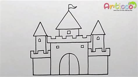 There are easy pictures to draw everywhere you look. How to Draw Castle Easy - YouTube