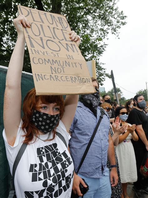 pro police black lives matter protestors meet outside massachusetts state house boston herald