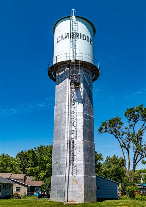Cambridge Water Tower Vintage Water Tower From The Late 18 Flickr