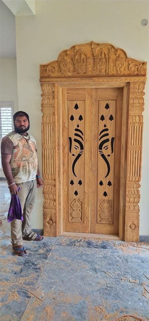 Pin By Pandi On Pooja Room Design In 2023 Single Door Design Pooja