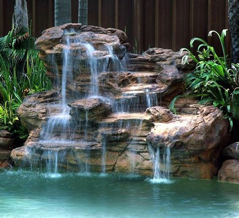 Faux Waterfall Stones For Sale Pool Ideas Waterfall Rock