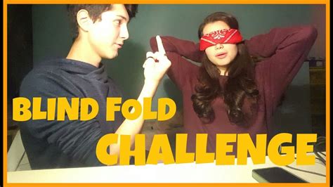 Blind Fold Challenge Weedy Youtube
