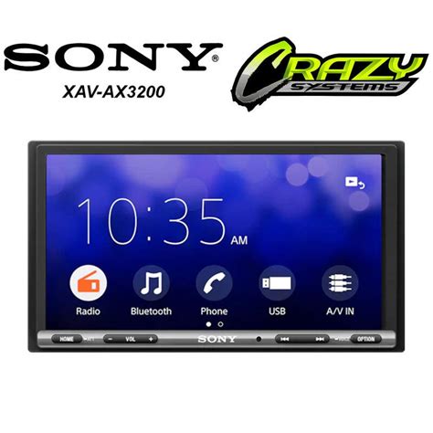 Sony Xav Ax3200 695 Apple Carplay And Android Auto Weblink Usb