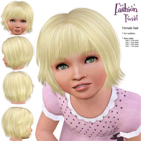 My Sims 3 Blog Most Viewed New Hair For All Age Females By Fashion Twist