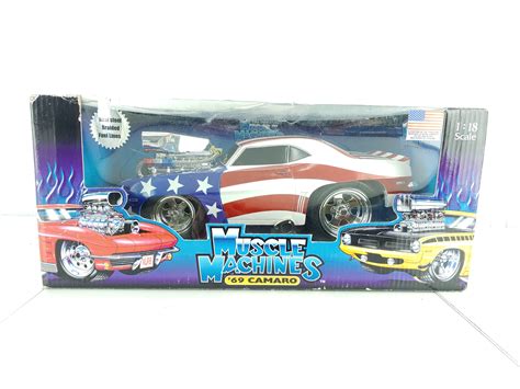 Muscle Machines 41 Willys Coupe Stars And Stripes 118 Scale In Box