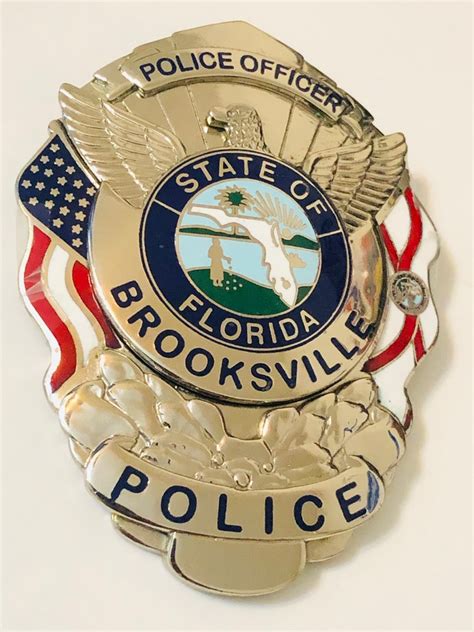 Brooksville Police Florida Badge