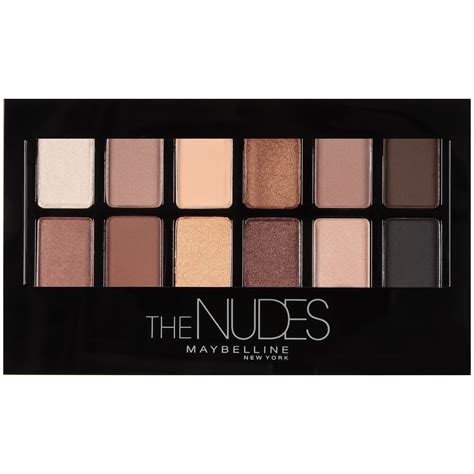 Maybelline The Nudes Eyeshadow Palette 0 34 Oz Walmart Com