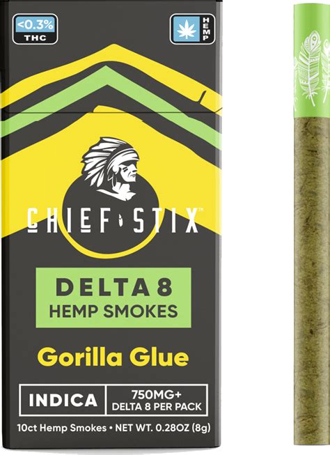 Chief Stix Gorilla Glue Delta 8 Hemp Smokes Buzz Bud Reviews On