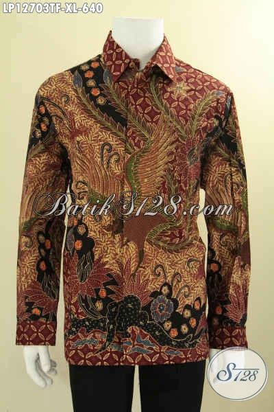 Kemeja Batik Premium Seragam Kerja Pria Karir Busana Batik Mewah