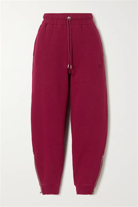 Wsly The Eco Fleece Organic Cotton Blend Sweatpants In Beetroot Modesens