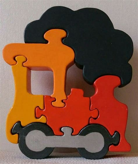 Train Engine Puzzle In 2020 Scroll Saw Patterns Free Wooden Puzzles