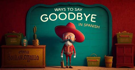 Formal And Informal Ways To Say Goodbye In Spanish