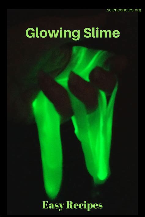 Easy Glow In The Dark Slime Recipes