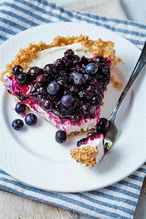No Bake Blueberry Cheesecake Life Love And Good Food