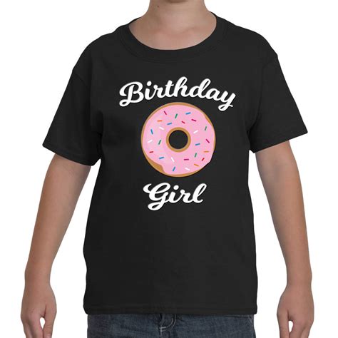 Donut Theme Shirt Donut Birthday Party Shirt Birthday Girl Etsy