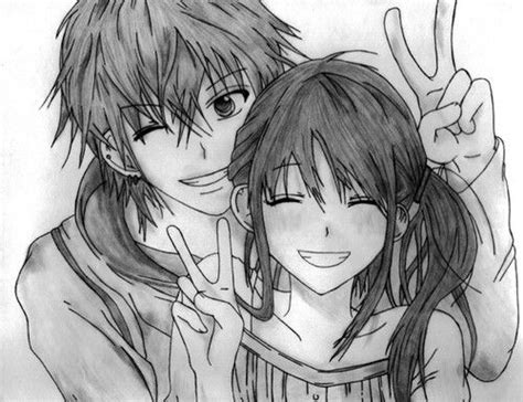 Draw anime fast and easy with these cool anime drawing apps. ANIME ART anime couple. . .love. . .peace signs. . .smile. . .anime boy. . .anime girl. . .cute ...