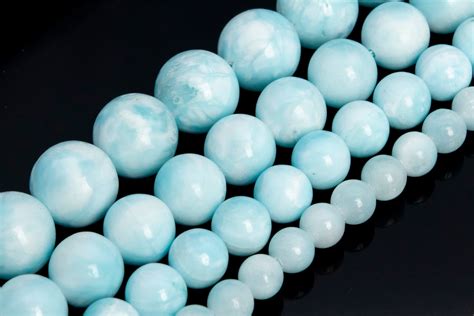 Rare Aqua Blue Hemimorphite Beads Mongolia Genuine Natural Grade Aaaaa
