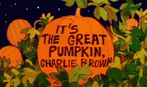 Charlie Brown Great Pumpkin GIF Charlie Brown Great Pumpkin Cartoons Откриване и споделяне