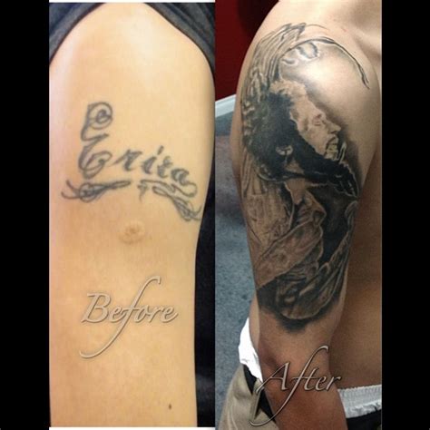 Amazing Ex Girlfriend Name Tattoo Cover Up Ideas In