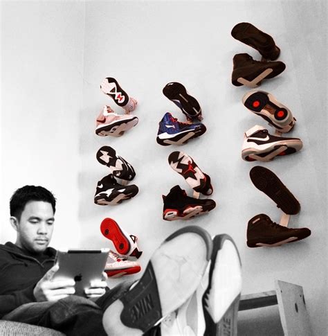 Explore a wide range of the best bedroom shoe on aliexpress to find one that suits you! For all your kicks: Shrine Sneaker Rack-a wall mounted ...