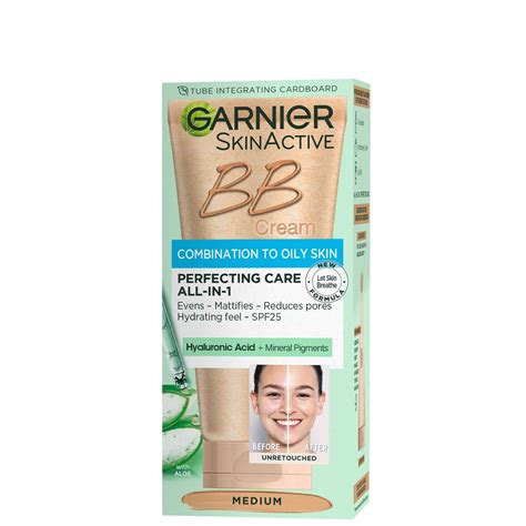 garnier bb cream oil free tinted moisturiser various shades