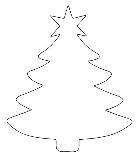 Christmas Tree Template Printable