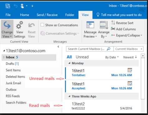 Microsoft Outlook Как восстановить представление заголовка