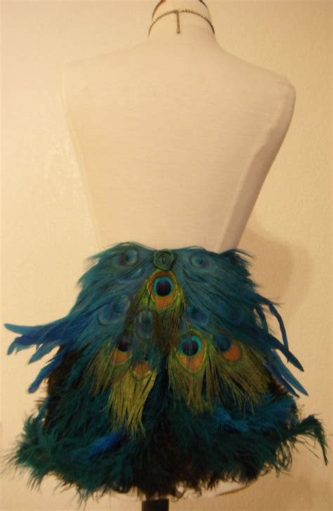 Peacock Costume Feather Tail Bustle Halloween Costumes Makeup