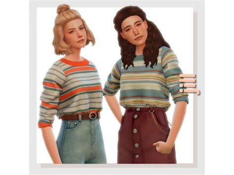 Jill Sweater By Amelylina Sims 4 Sims 4 Collections Sims 4 Clothing