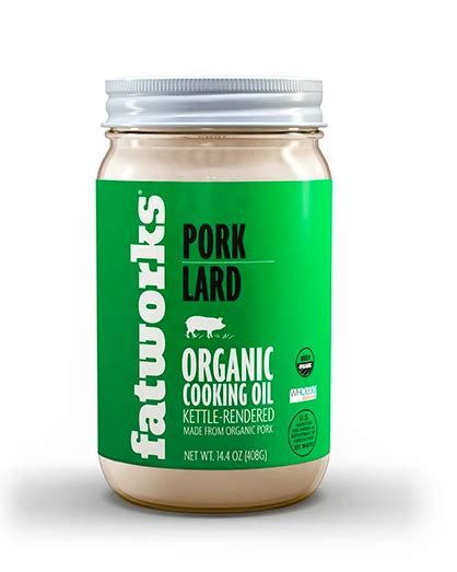 Organic Pork Lard Fatworks Premium Organic Cooking Oil The Only