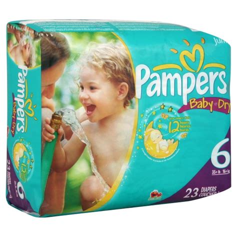 Pampers Baby Dry Diapers Size 6 Both Jumbo Pack 35 Lbs