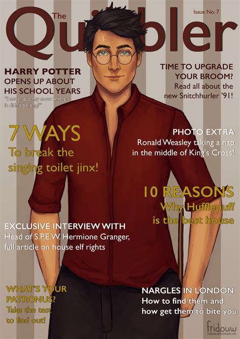 Harry Potter On The Quibbler By Fridouw On Deviantart Harry Potter Harry Potter Interviews Harry