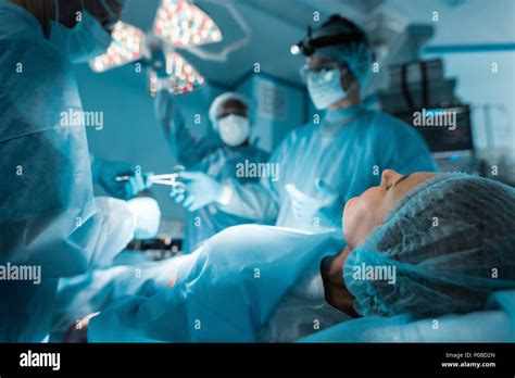 Woman Lying On Operating Table Hi Res Stock Photography And Images Alamy