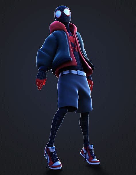 Artstation Spiderman Into The Spiderverse Miles Morales Fan Art