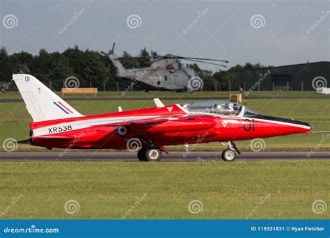 Former Royal Air Force Raf 1950 S Era Folland Gnat T Mk1 Jet Trainer