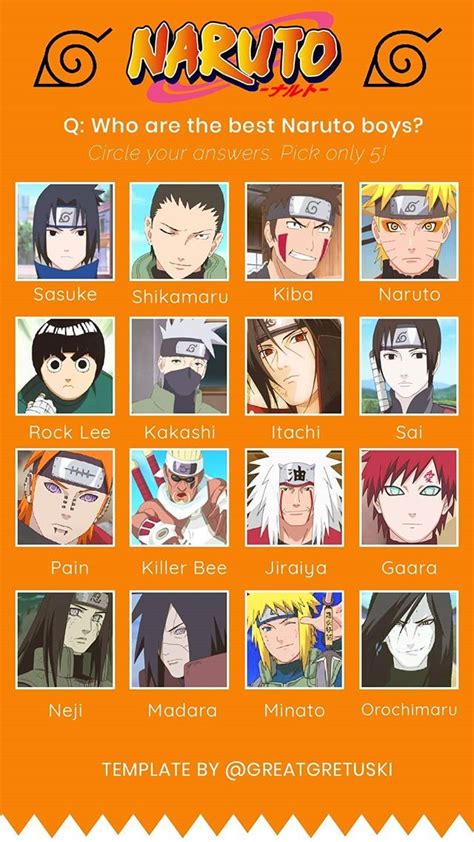 Pin De 希拉 Em Bingos Personagens Naruto Shippuden Naruto Anime