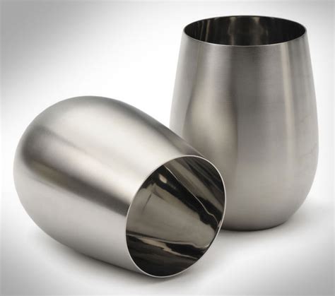 Stainless Steel Wine Glasses