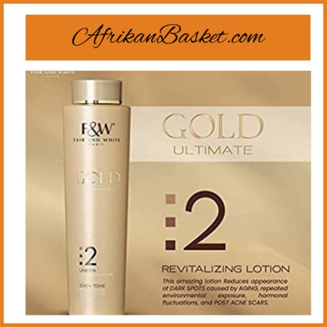 Fair And White Gold Ultimate 2 Unifier Even Tone Revitalizing Lotion