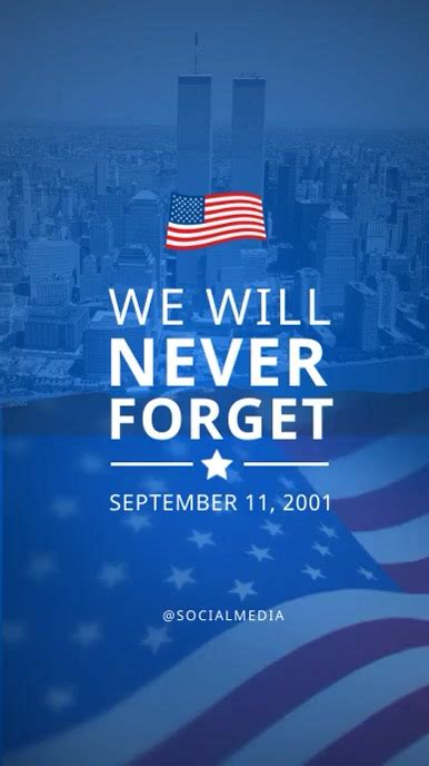 Copy Of 911 Memorial Flyer Video Template 1 Postermywall