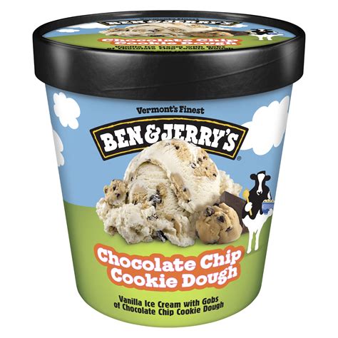 Ben And Jerrys Chocolate Chip Cookie Dough Ice Cream Shop Ice Cream At