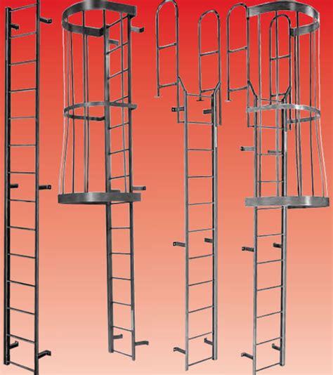 Roof Ladders Fixed Caged Ladders Fixed Vertical Ladder