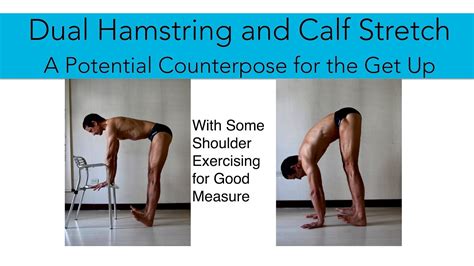 Standing Calf And Hamstring Stretch Youtube