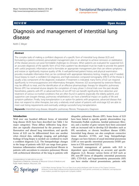 Pdf Diagnosis And Management Of Interstitial Lung Disease My Xxx Hot Girl