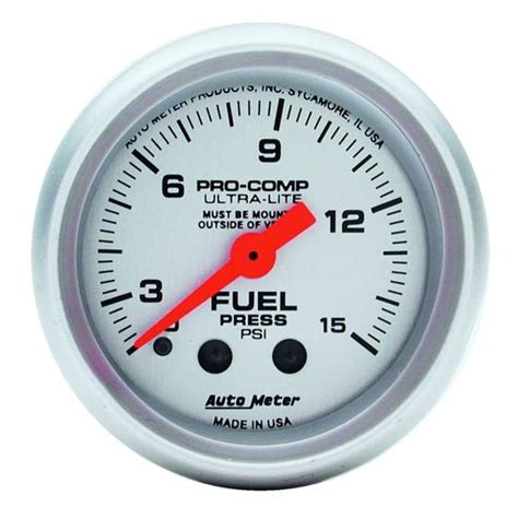 Autometer Fuel Pressure Gauge Wanna Be A Car