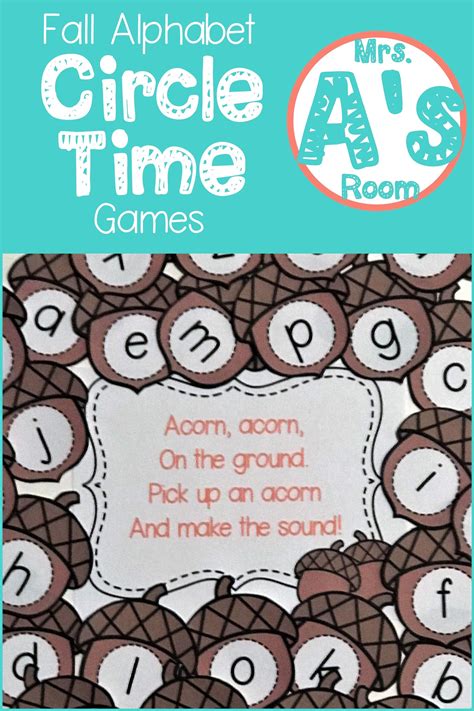The Fall Alphabet Circle Time Games