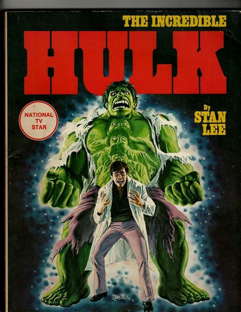 The Incredible Hulk By Stan Lee Marvel Fireside Book 1978 1st Print