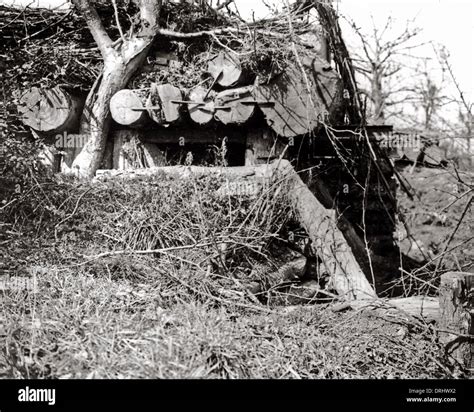 German Gun Emplacement At Combles Western Front Ww1 Stock Photo Alamy