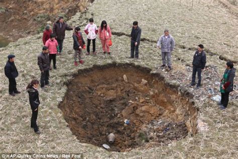 That Sinking Feeling Villagers Shocked As Vast Spaces Of Land Are