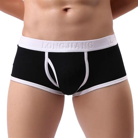 Buy Men Underpants Solid Soft Breathable Bulge Pouch Underwear At Affordable Prices — Free